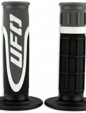 Manopole Moto Cross Enduro Tripla Densità AXIOM Nero Bia taglia un - UFO - FashionsVida