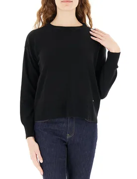 WOOLRICH Maglione girocollo NERO S - Woolrich - FashionsVida