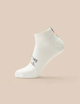 Unisex x Paul Smith 2 Pack Technical Ankle Socks - Off White OFF WHITE 12-14 unisex - Castore - FashionsVida