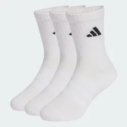 CALZE CUSHIONED SPORTSWEAR CONFEZIONE DA 3 PAIA 22-24 White / White / Black