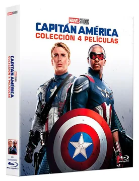 Blu-ray Capitán América Colección 4 Multicolor One Size unisex - Divisa - FashionsVida