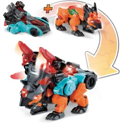 Figura convertible 2 en 1 Dinosaurio transformable en vehículo modelos surtidos
