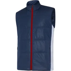 Weste Lennox, navy/weiss/rot s