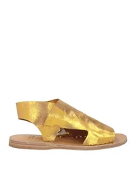 Sandalias Mujer Oro 36 Mujer