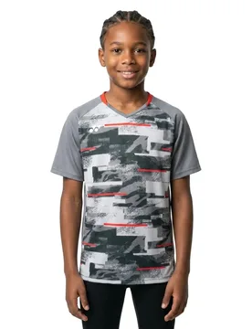 Ex Short Sleeve Polo Grey 140 cm - Yonex - FashionsVida
