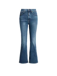 Jeans Coupe Évasée 7/8 bleu 31