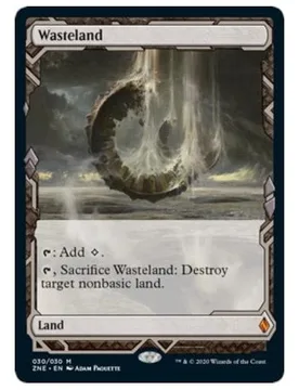 Wasteland (Zendikar Expedition) (foil) Zendikar Rising Expeditions - Magic: The Gathering - FashionsVida