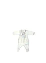 Tutina in ciniglia PANNA 062/3M