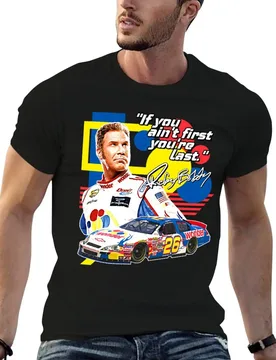Ricky Bobby If You Ain't First You're Last Racing T-Shirt Outdoor Working T-Shirt - Aliexpress - FashionsVida