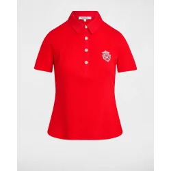 Polo de mujer con logo bordado