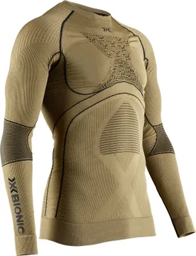 T-shirt technique à manches longues - Radiactor 4.0 Round Neck LS M Gold/Black - Taille M - Or - X-BIONIC - FashionsVida