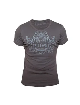 Tollwut-T-Shirt für Herren Motiv Bliss braun-grau - male - TOLLWUT - KF - FashionsVida