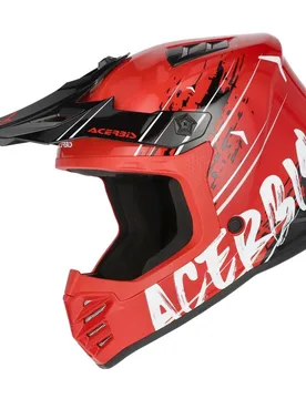 Casco Motocross Enduro Bambino PROFILE JUNIOR Rosso taglia S - Acerbis - FashionsVida