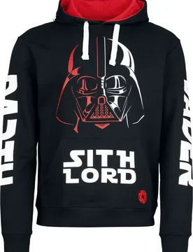 Disney Kapuzenpullover - Sith Lord - S bis XXL - für Männer - Größe S - schwarz - Lizenzierter Fanartikel - Männer - male - Star Wars - FashionsVida