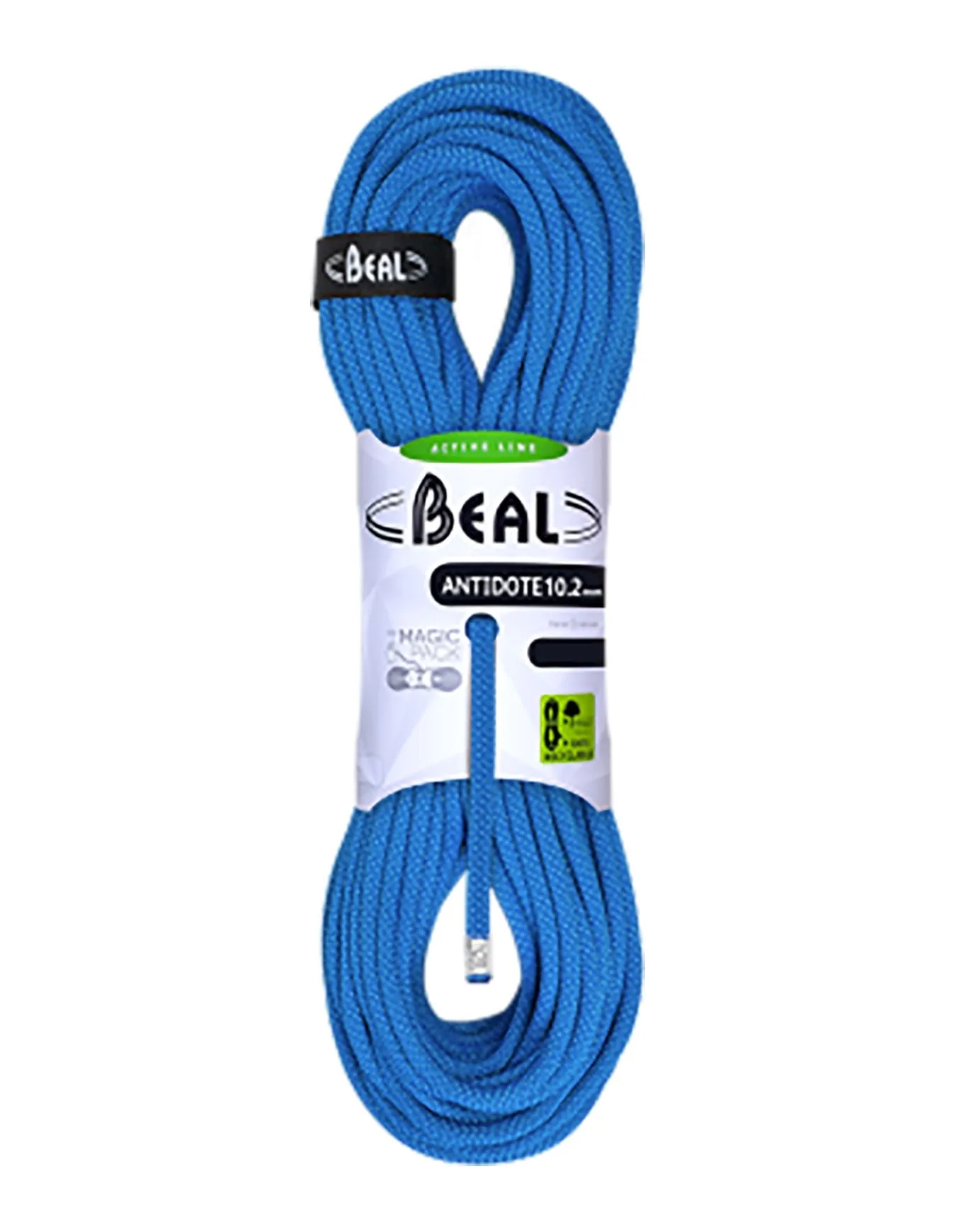 Corde d'escalade - Antidote 10.2mm Solid Blue - Taille 50 m - Bleu - Beal - FashionsVida