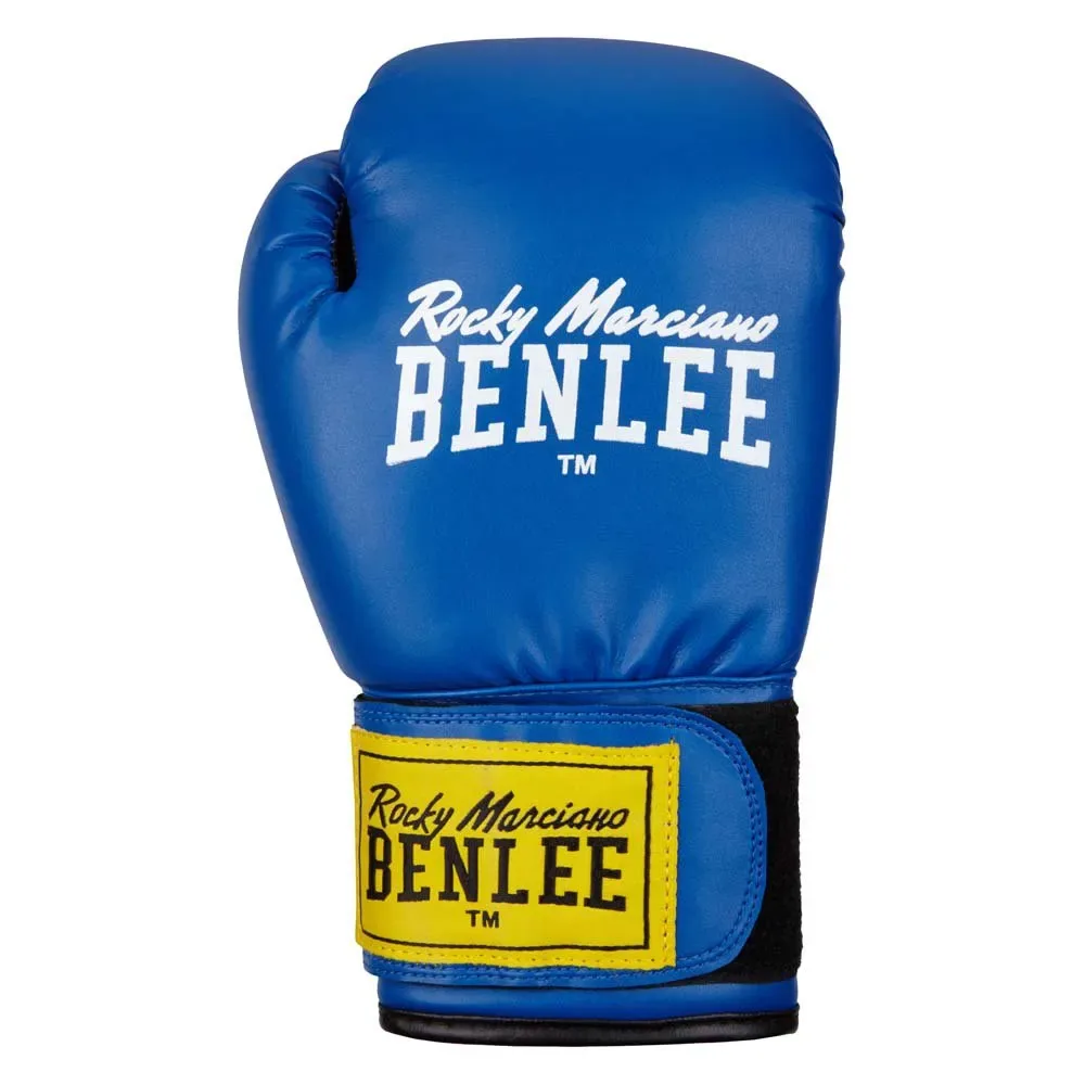 Gants De Boxe Artificiels Cuir Rodney Blue / Black 14 oz - Benlee - FashionsVida