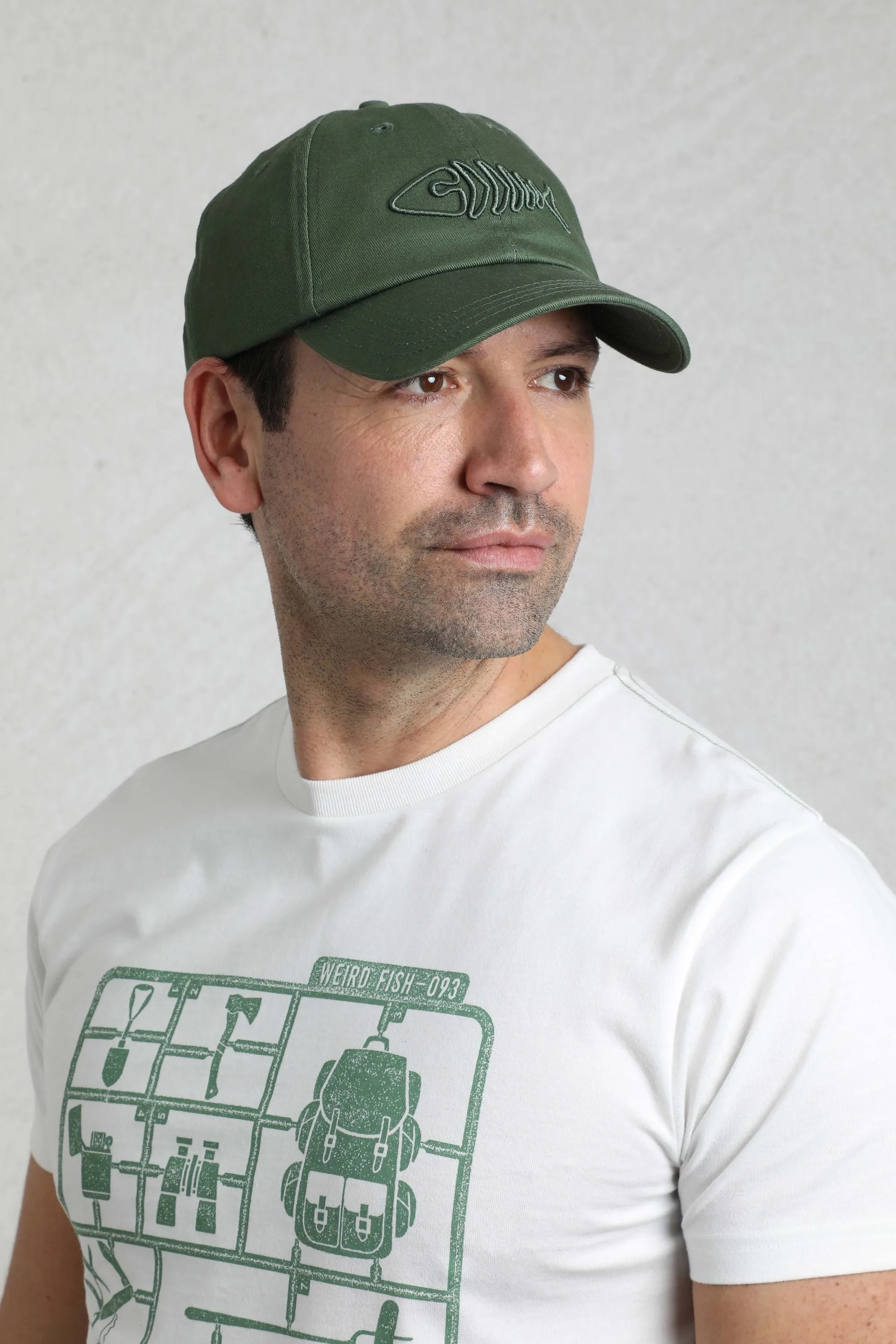 Bude Mens Branded Twill Cap - - Size: ONESIZE - Weird Fish - FashionsVida