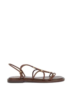 Women's 'Leola' Leather Sandals in Brown Size: 6 - Brown - Size: 6 - Dune london - FashionsVida