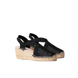 Espadrillas Con Zeppa Triton Black EU 41
