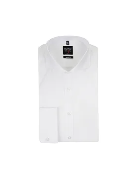 Camisa Body Fit blanco 44 - Olymp Level Five - FashionsVida