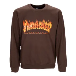 Felpa Girocollo Uomo Inferno Crewneck Dark Chocolate