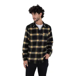 Camicia A Maniche Lunghe Portland Heavyweight Black XL