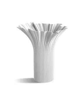 Vase Wiener Bloym Stucco White weiss baby - SHEYN - FashionsVida