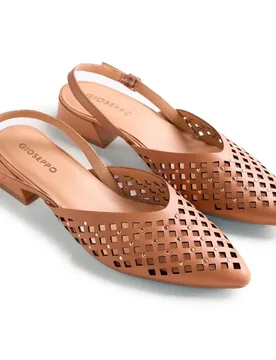 Sandali Con Tacco Lagos Tan / Leather EU 39 - Gioseppo - FashionsVida
