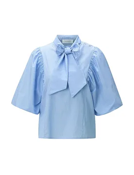 Blusenshirt hellblau 36 Damen - RICHROYAL - FashionsVida