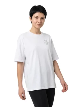 Hugo Maglietta A Maniche Corte 50566578 Oversized Blue White M - Hugo Boss - FashionsVida