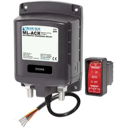 Automatic Charging Relay Isolator 24v Black One Size unisex