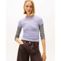 Camiseta de mujer slim fit con logo