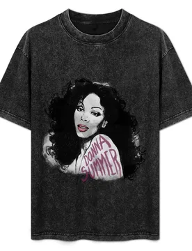 Donna Summer Portrait Sketch T-Shirt Big Size Crew Neck T-Shirt - Aliexpress - FashionsVida