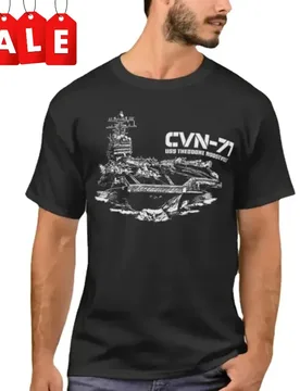 Retro USS Theodore Roosevelt CVN-71 Aircraft Carrier T-Shirt 100% Cotton O-Neck Summer Short Sleeve Casual Mens T-shirt - Aliexpress - FashionsVida