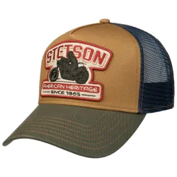 Biker Trucker Cap by - blue - Size: One Size Small