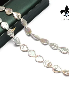 LE SKY Natural Freshwater Pearl Necklaces Water Drop Pearl Jewelry 925 Sterling Silver Necklace For Women Party Gift 9-15mm - Aliexpress - FashionsVida