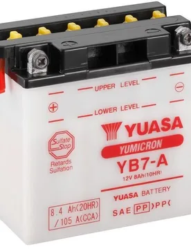Batteria Moto yb7-a 12v/8ah taglia unica - Yuasa - FashionsVida