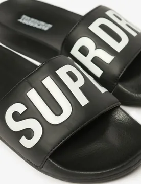 Superdry Damen Vegane Core Badesandalen Schwarz - Größe: M - 29.99 - FashionsVida
