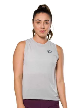 Izumi Maglietta Senza Maniche Canyon Highrise - Pearl - FashionsVida