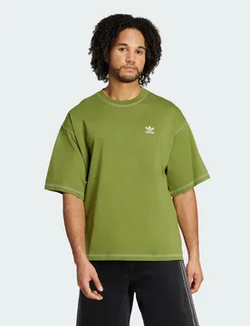 T-shirt Trefoil Essentials XS Tech Olive - Adidas - FashionsVida