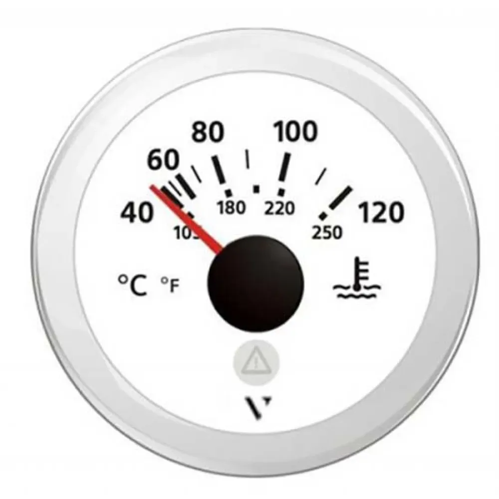 °c Coolant Temperature Indicator Instrument White 52 mm unisex - VDO - FashionsVida