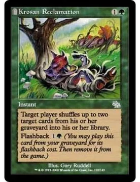Krosan Reclamation (foil) Judgment - Magic: The Gathering - FashionsVida
