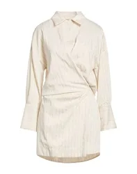 Minivestido Mujer Beige M,S Mujer