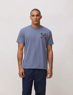 Camiseta de hombre classic sky blue - Blue Banana - FashionsVida