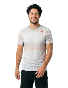 Rg Short Sleeve Polo Silver Gray XL - Yonex - FashionsVida