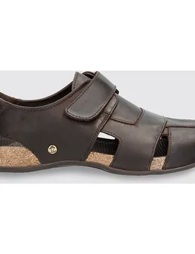 Sandalias de hombre en piel con forro de piel - Panama Jack - FashionsVida
