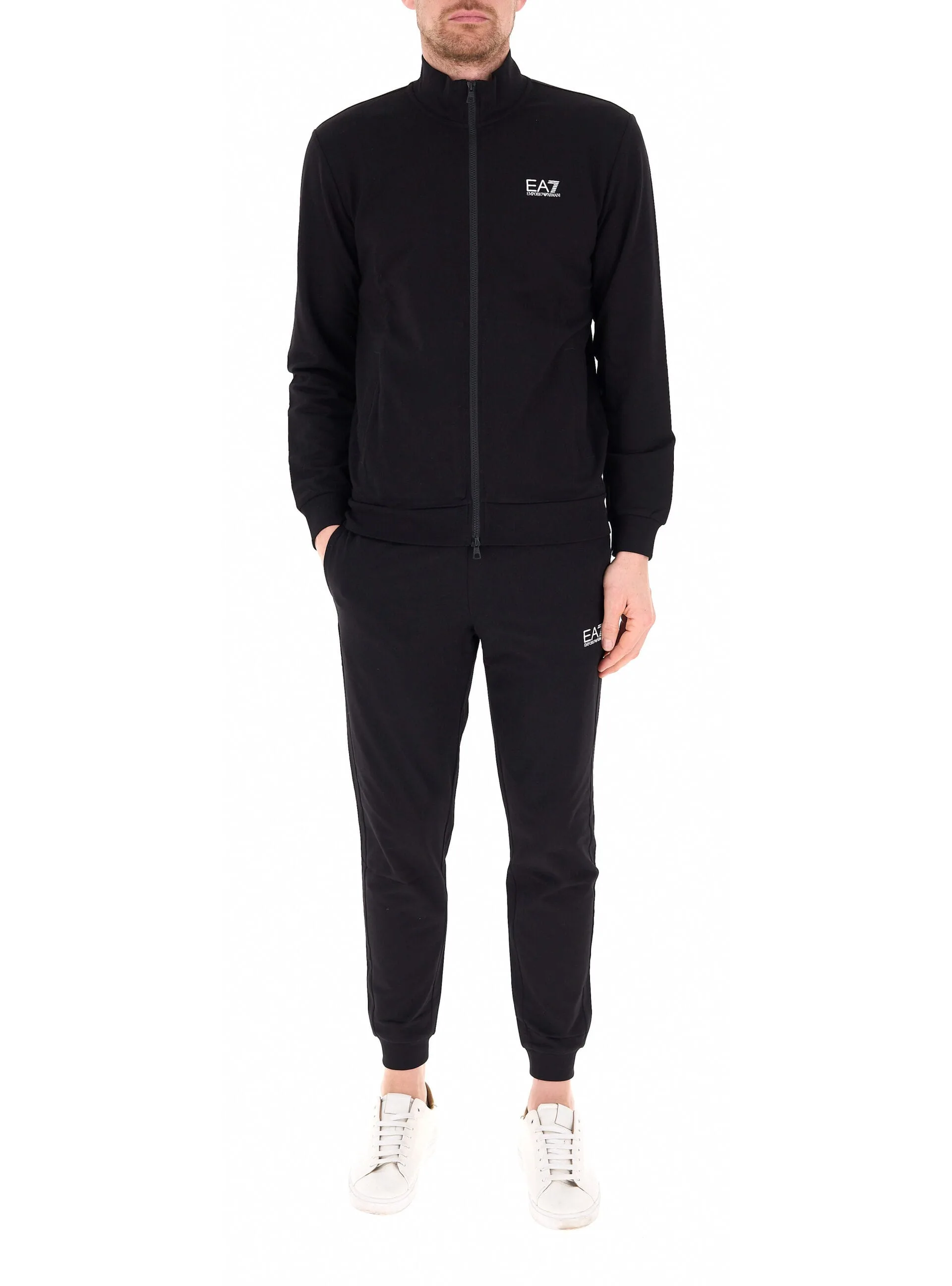 Tuta con zip NERO 3XL - EA7 EMPORIO ARMANI - FashionsVida