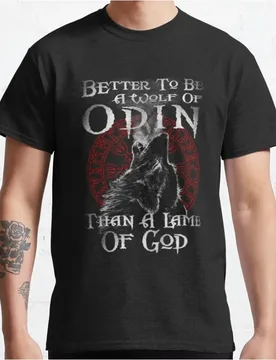 Better to Be A Wolf of Odin Than A Lamb of God Norse Mythology Valkyrie Valhalla Raven Nor T-shirt Large size Adult S-6xl Tops - Aliexpress - FashionsVida