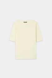 Halbarm-Shirt in Ripp-Optik female