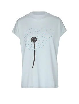 T-Shirt VOLTA hellblau S Damen - Thinking MU - FashionsVida